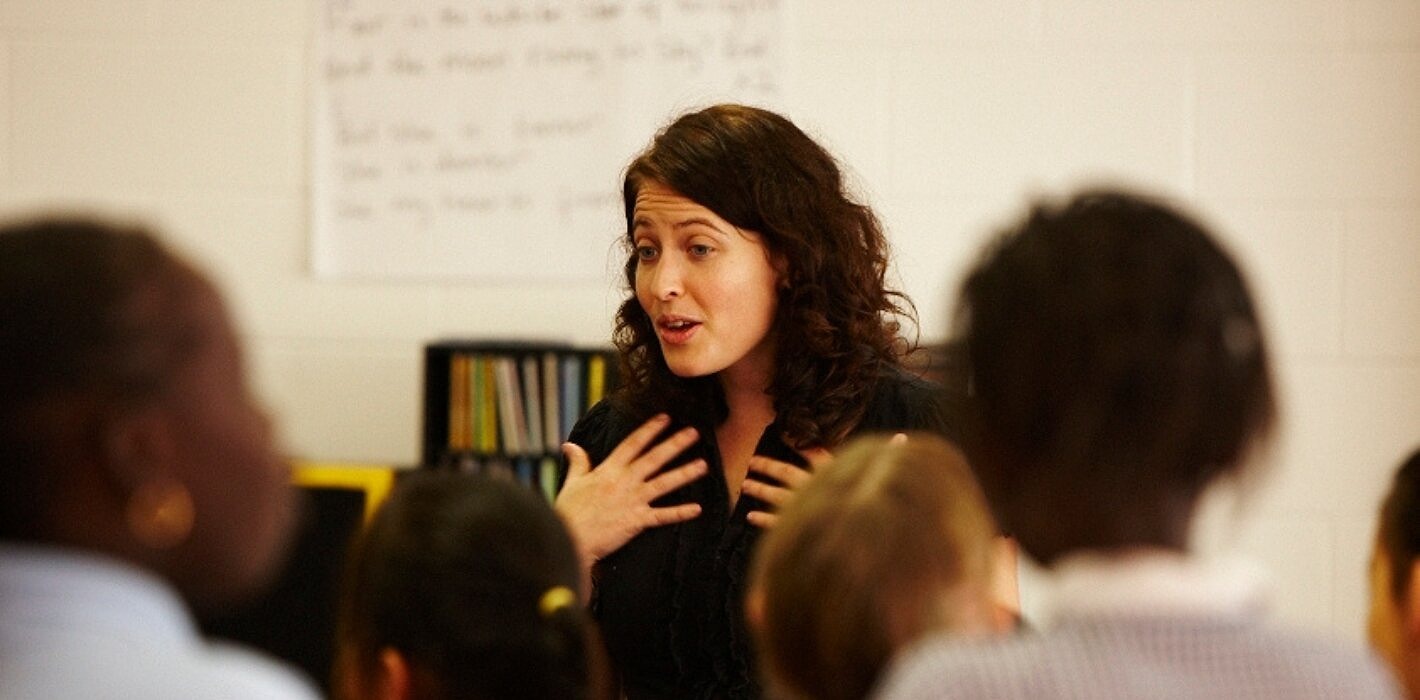 Explicit Teaching in the Music class with teacher and students.