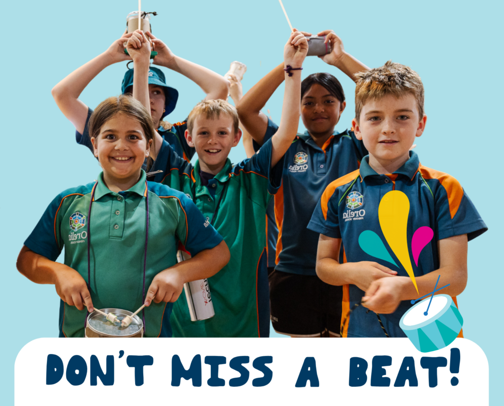 Support The Song Room. Children with drums for Don't Miss a beat appeal