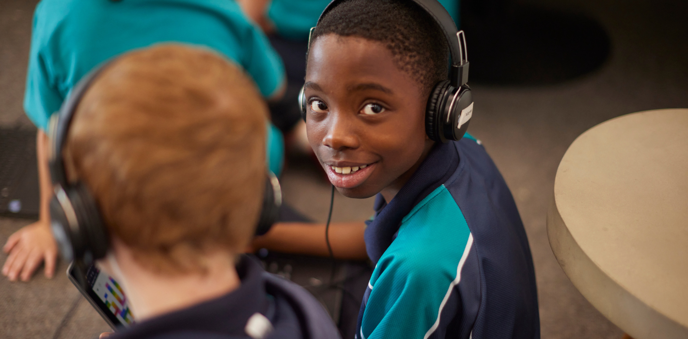 Primary Production: Students take part in professional songwriting workshop