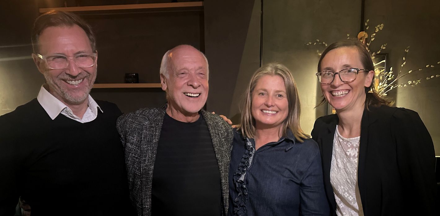 The Song Room announces the appointment of Matthew Deeble as Chair, pictured with Anthony Mackay AM, Alice Gerlach (CEO) and Julie Sonnemann (Deputy Chair).